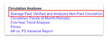 General Circulation Analysis report