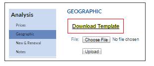 Download geographic template