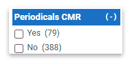 Periodical CMR filter